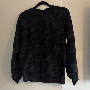 lululemon athletica Black Camouflage Sweater